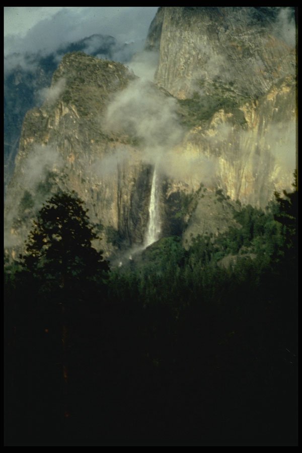 397036 Bridal Veil Falls, Yosemite A4 Photo Print