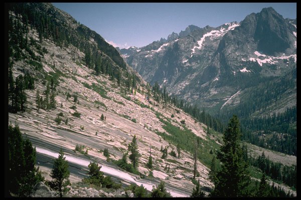 397046 Dusy Falls, Le Conte Canyon A4 Photo Print