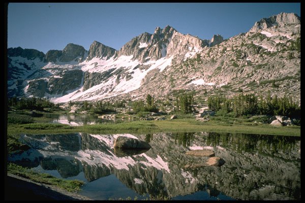 397047 Reflections, Dusy Basin A4 Photo Print
