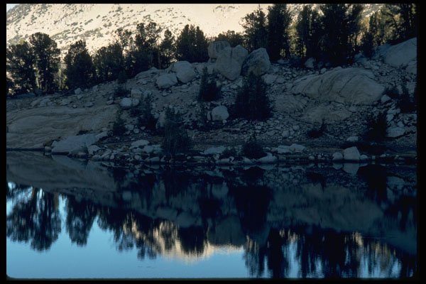 397070 Reflections, Kearsarge Lake A4 Photo Print