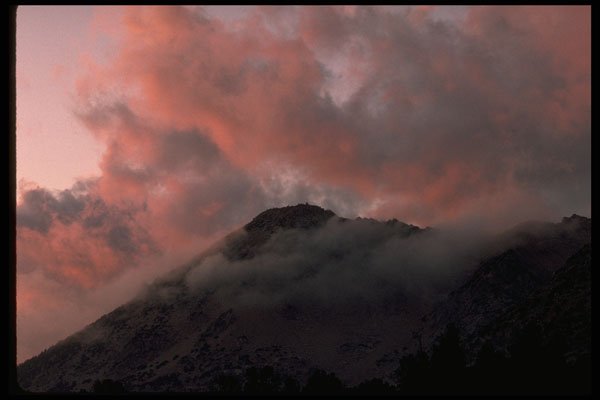 397075 Sunset, Kearsarge Lake A4 Photo Print