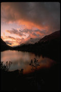 397076 Sunset, Kearsarge Lake A4 Photo Print