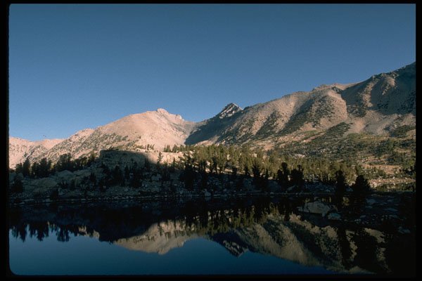 397079 Reflections, Kearsarge Lake A4 Photo Print