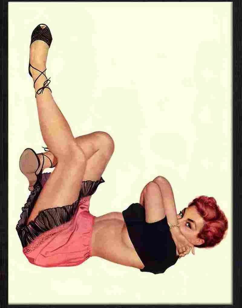 399 calendar girl Advert A4 Photo Print