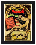 399E venus peek a boo striptease 2 Vintage Advert A4 Photo Print