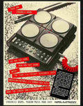3K syncsonics drum machine 1980s Advert A4 Photo Print