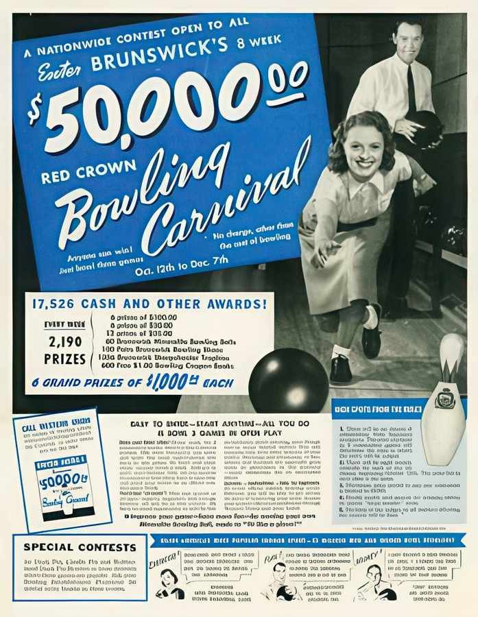 3L Brunswick Bowlin Vintage Advert A4 Photo Print