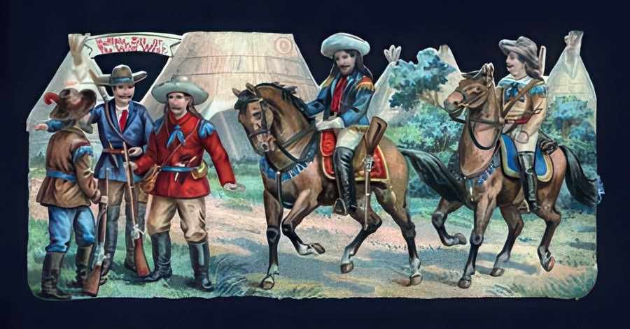 3L Buffalo Bill in Vintage Advert A4 Photo Print
