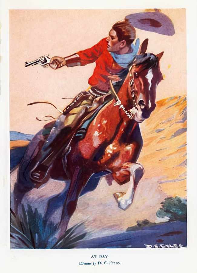 3L Wild West At Ba Vintage Advert A4 Photo Print