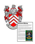 Giovanazzi Surname Coat of Arms A4 Photo Print