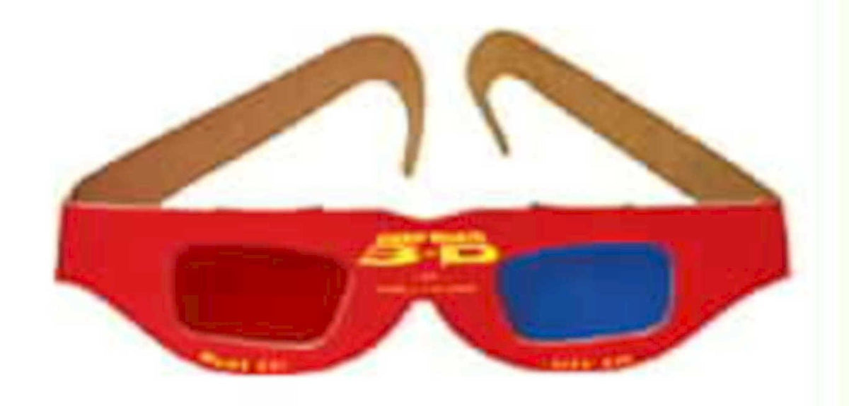 3d glasses red1980s 1990s A4 Photo Print