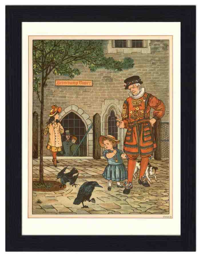 4 04 london tower 2 Vintage Advert A4 Photo Print