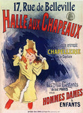 4 Cheret Halle Aux Vintage Advert A4 Photo Print
