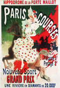 4 Cheret Paris Cou Vintage Advert A4 Photo Print