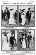 4 Personalities At Vintage Advert A4 Photo Print