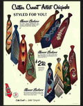 4 cutter cravat ties Advert A4 Photo Print