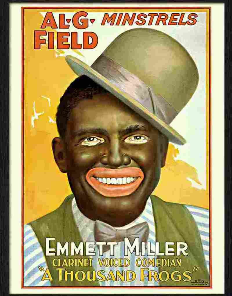 4 emmett miller al g field minstrels Advert A4 Photo Print