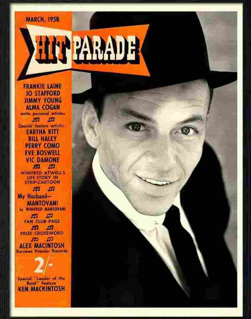 4 hit parade frank sinatra 1950s Advert A4 Photo Print