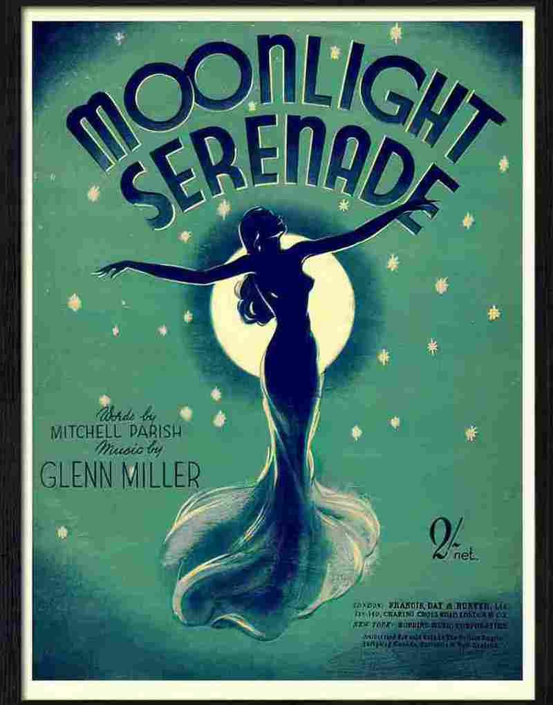 4 moonlight serenade glenn miller sheet music Advert A4 Photo Print
