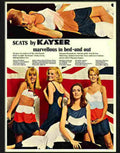4 scats by kayser Advert A4 Photo Print