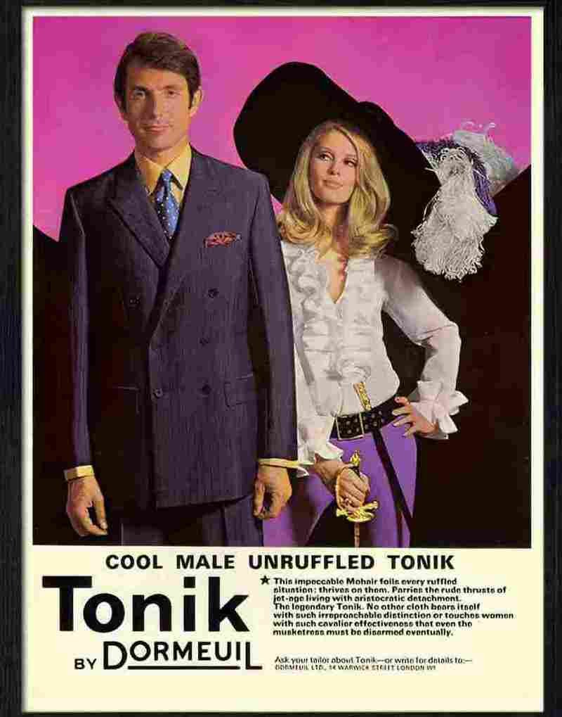 4 tonik mens fashion 1960s 2 Advert A4 Photo Print