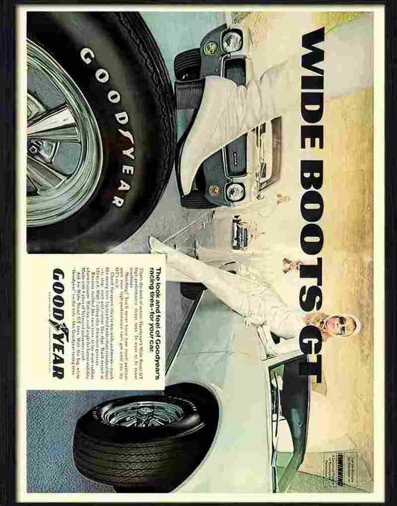 4 wide boots goodyear tyres advert 1960s 2 Advert A4 Photo Print