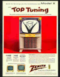 4 zenith television advert 1950s 2 Advert A4 Photo Print
