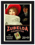 4 zubelda cigarettes 2 Vintage Advert A4 Photo Print