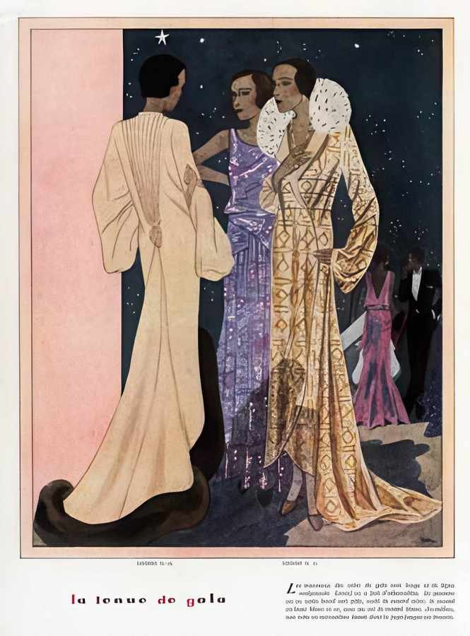 40 La Tenue De Gala Vintage Advert A4 Photo Print