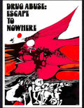 40 drug abuse escape to nowhere Advert A4 Photo Print