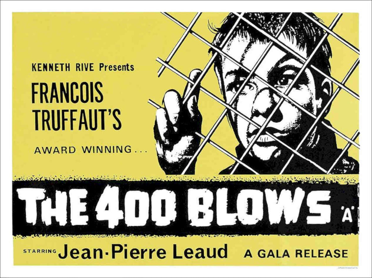 400 Blows Movie Poster Vintage Retro Advert Poster A4 Photo Print