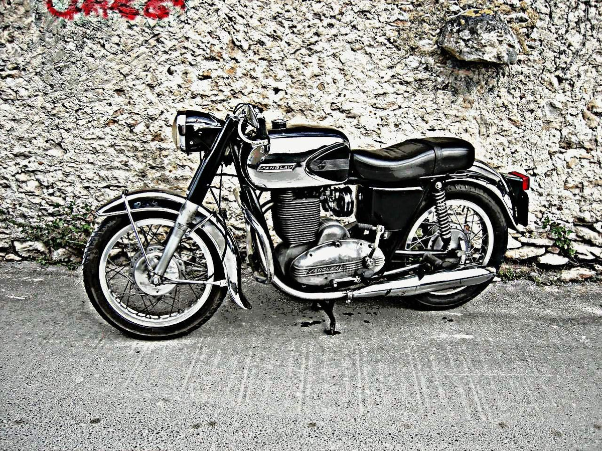 400t motorbike A4 Photo Print