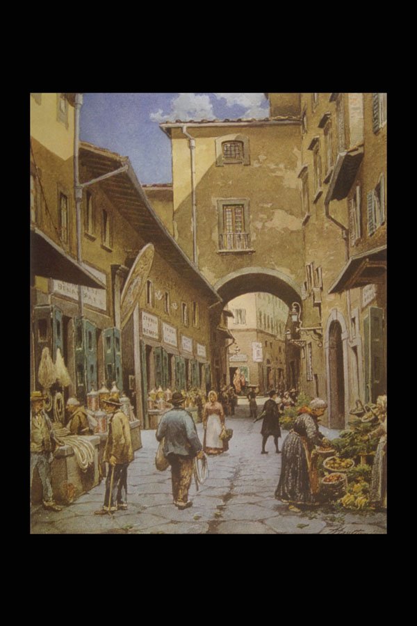 401000 Via Dell'Arcivescovado , M. Daltani A4 Photo Print