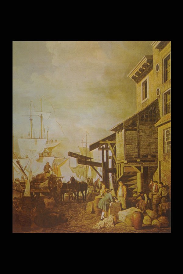 401001 London's Customs Quay On The Thames , Samuel Scott A4 Photo Print