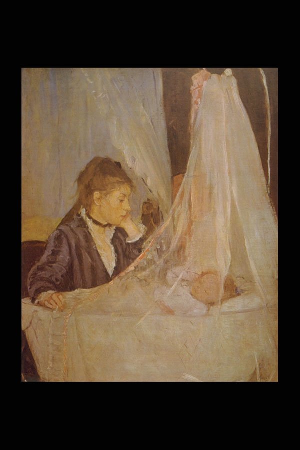 401002 La Cuna , Berthe Morisot A4 Photo Print