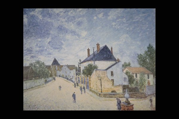 401004 Street In Moret , Alfred Sisley A4 Photo Print