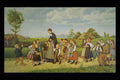 401006 The Sunday School Walk , Albert Anker A4 Photo Print