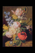 401018 Roses, Tulips And Peonies , Jan Frans Van Dael A4 Photo Print