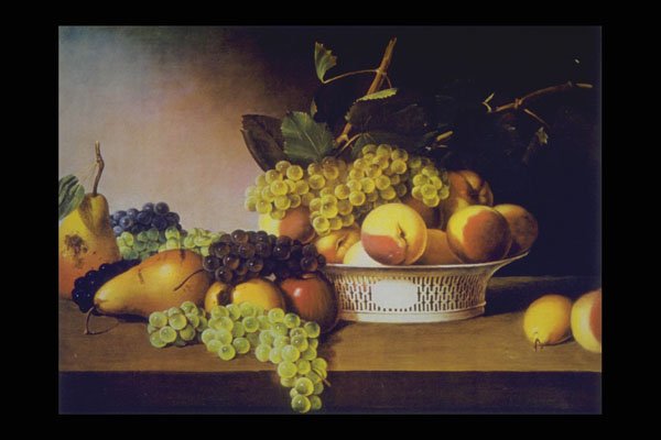 401031 Still Life With Fruit , James Peale A4 Photo Print