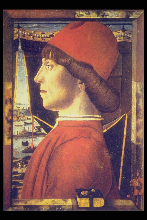 401038 Portrait Of A Nobleman , Ansuino Da Forli A4 Photo Print