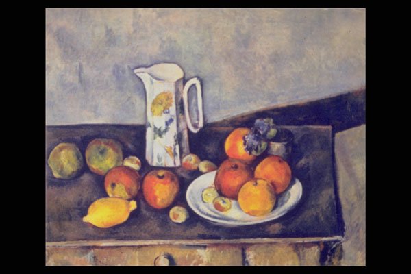 401039 Milk Pot, Apples And Citrons , Paul Cezanne A4 Photo Print