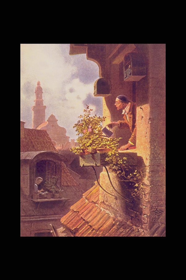 401041 Im Dachstubchen , Carl Spitzweg A4 Photo Print