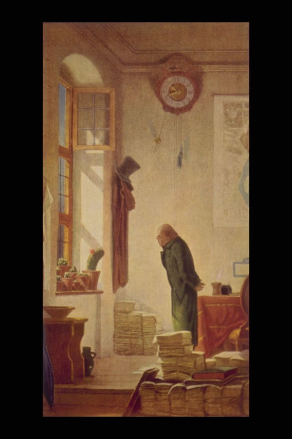 401042 Der Kaktus , Carl Spitzweg A4 Photo Print