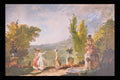 401044 Terrace Of The Chateau De Marly , Hubert Robert A4 Photo Print