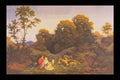 401045 Fruhlingsabend 1844 , Ludwig Richter A4 Photo Print