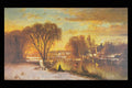 401051 Skating At Medford , Joseph Morviller A4 Photo Print