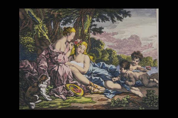 401054 La Toilette Pastorale , Francois Boucher A4 Photo Print