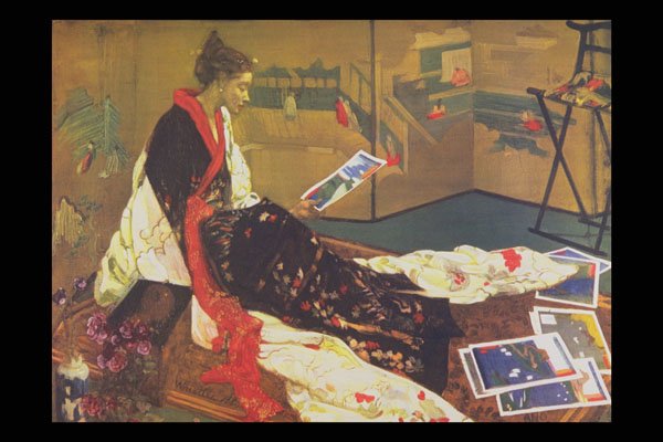 401058 The Golden Screen , James Abbott McNeil Whistler A4 Photo Print