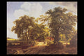401066 A Wooded Landscape With Figures , Meindert Hobbema A4 Photo Print