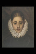 401074 Portrait Of A Young Man , El Greco A4 Photo Print